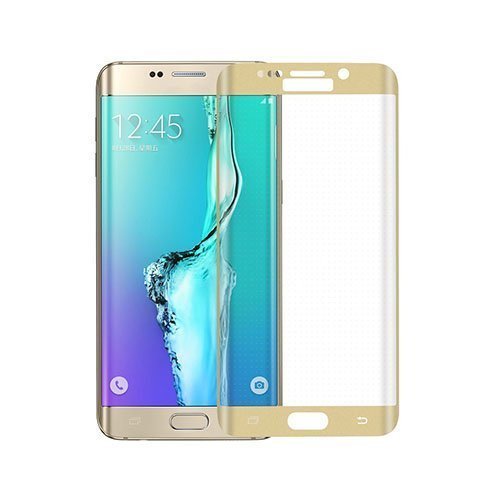 0.3mm Karkaistu Lasi Kaari Näytönsuoja Samsung Galaxy S6 Edge Plus Kulta