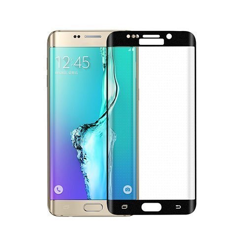 0.3mm Karkaistu Lasi Kaari Näytönsuoja Samsung Galaxy S6 Edge Plus Musta