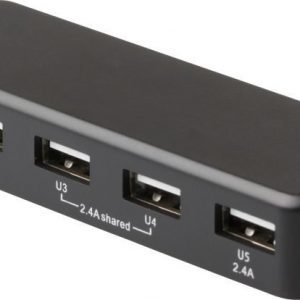 12V 5xUSB-laturi