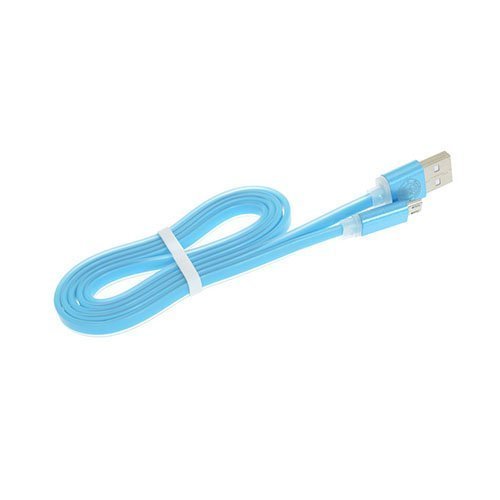 1m Jelly Mikro Usb Kaapeli Sininen