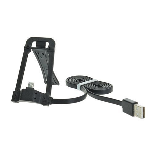 1m Mikro Usb Data Latauskaapeli Puhelin Standillä Musta