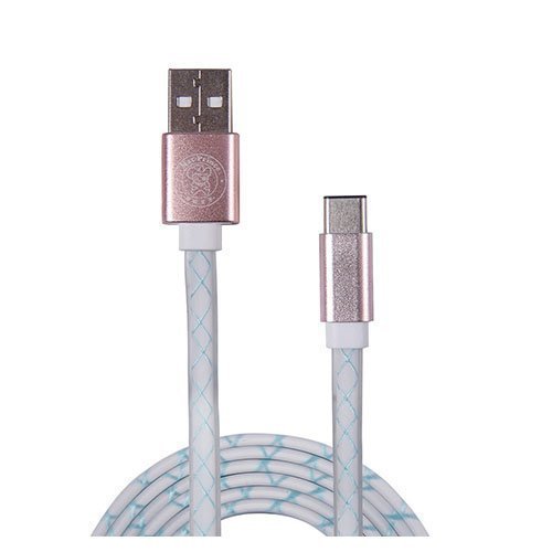 1m Usb Tyyppi-C 2.0 Datasiirto Kaapeli Älypuhelimille Sininen