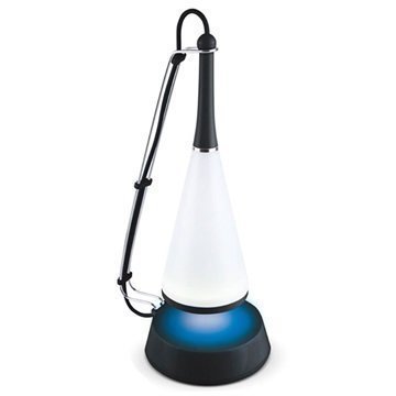 2-in-1 Bluetooth-kaiutin ja LED-Pöytälamppu Musta