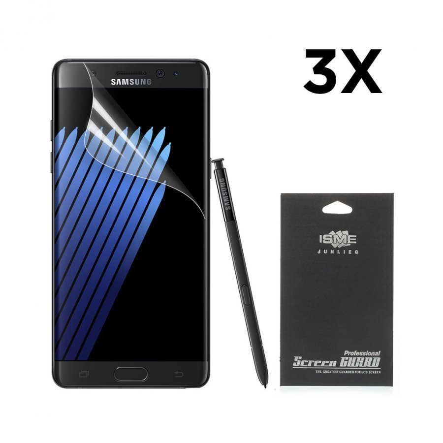 3-Pack Samsung Galaxy Note7 Erittäin Kirkas Näytön Suojakalvo