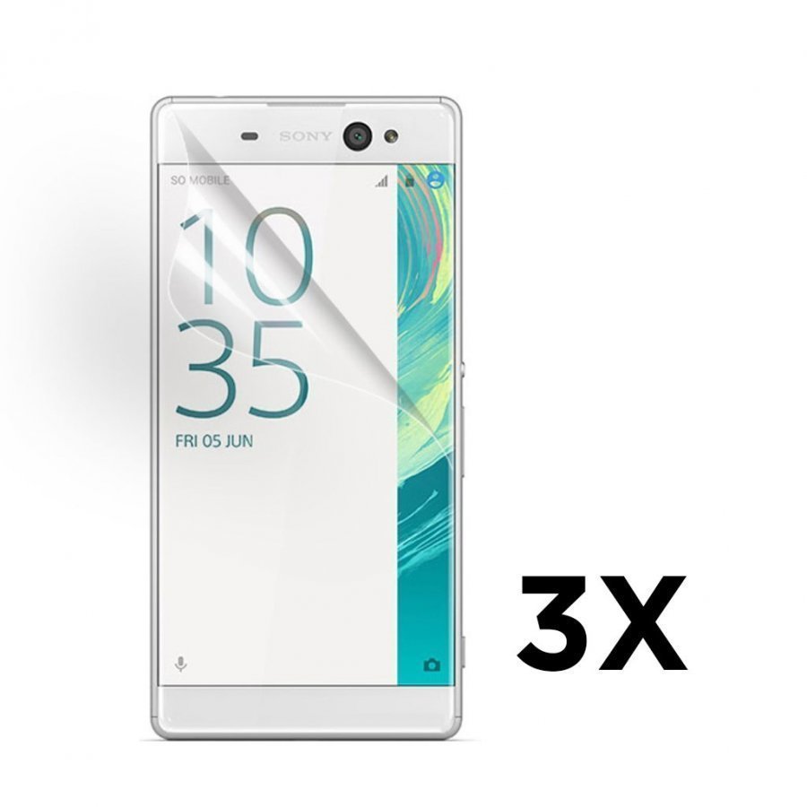 3-Pakkaus Erittäin Kirkas Lcd Näytön Suojakalvo Sony Xperia Xa Ultra Puhelimelle