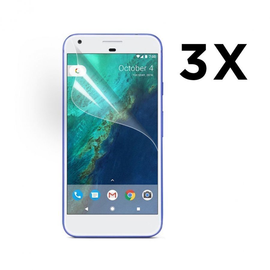 3-Pakkaus Google Pixel Xl Kirkas Lcd Näytön Suojakalvo