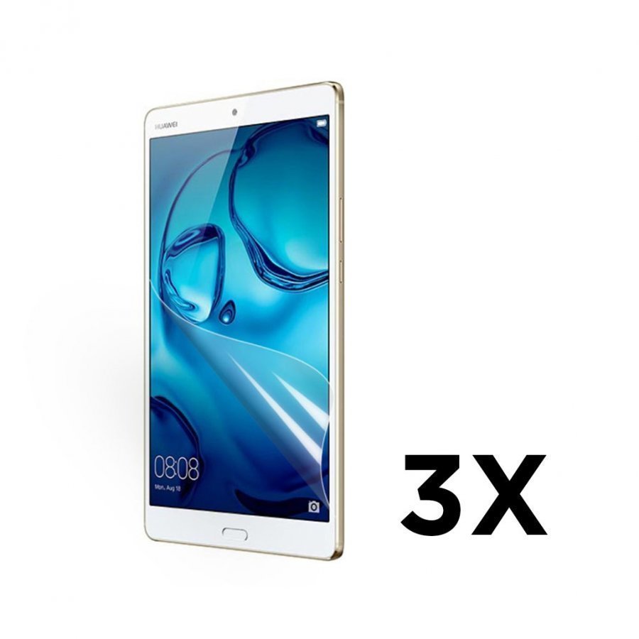 3-Pakkaus Huawei Mediapad M3 8.4 Kirkas Lcd Näytön Suojakalvo