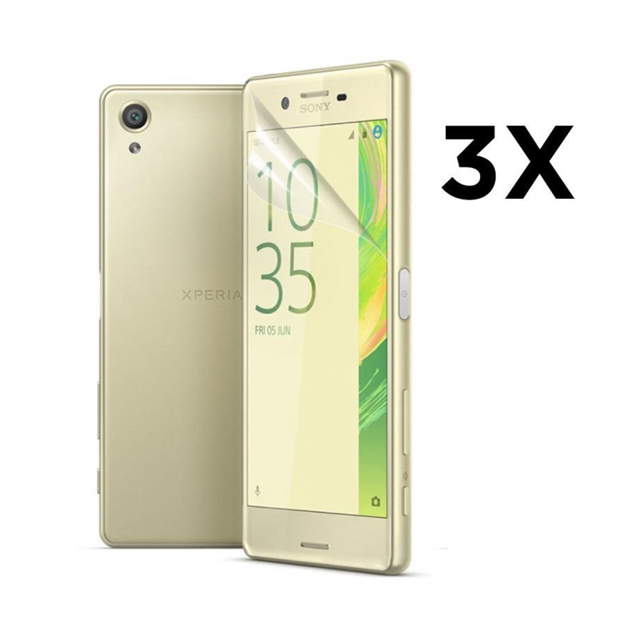 3-Pakkaus Kirkas Hd Lcd Näytön Suojakalvo Sony Xperia X Puhelimelle