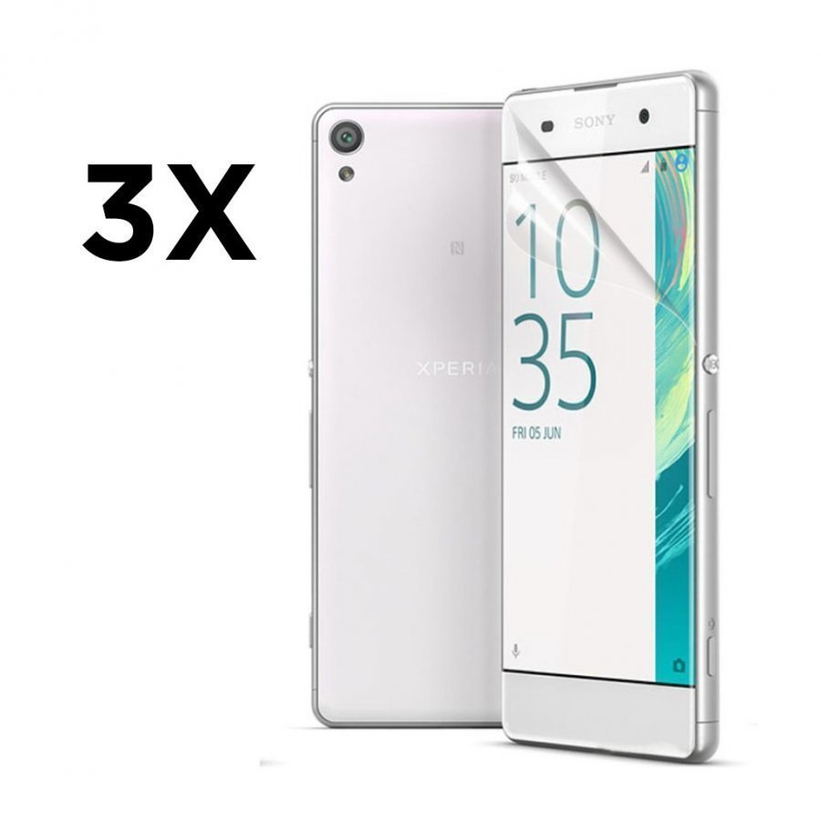 3-Pakkaus Kirkas Hd Lcd Sony Xperia Xa / Xa Dual Näytn Suojakalvo