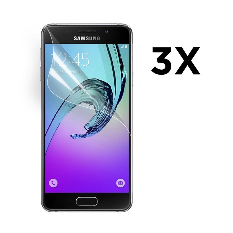 3-Pakkaus Kirkas Lcd Samsung Galaxy A3 Sm-A310f 2016 Näytön Suojakalvo