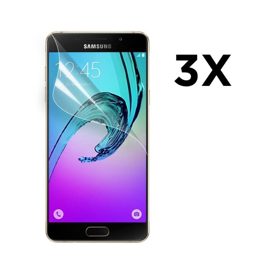 3-Pakkaus Kirkas Lcd Samsung Galaxy A5 Sm-A510f 2016 Näytön Suojakalvo