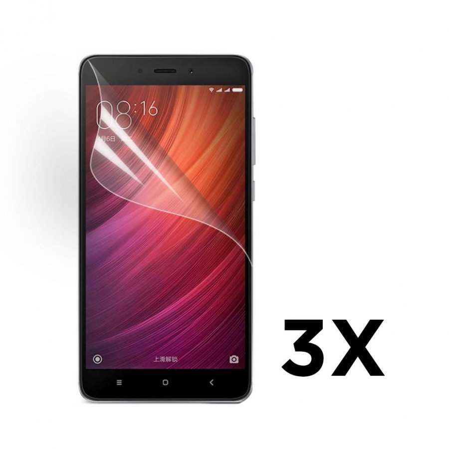 3-Pakkaus Xiaomi Redmi Note 4 Kirkas Lcd Näytön Suojakalvo