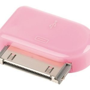 30-napainen telakkasovitin 30-napainen telakka uros USB Micro B naaras pinkki