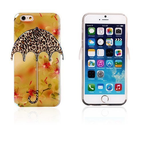 3d Umbrella Leopardi Kuvio Iphone 6 Suojakuori