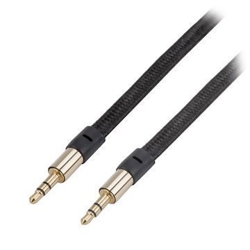 4smarts Basic SoundCord 3.5mm Audiokaapeli 1m Musta