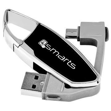 4smarts SnapLink Avaimenperä USB 2.0 / MicroUSB Kaapeli