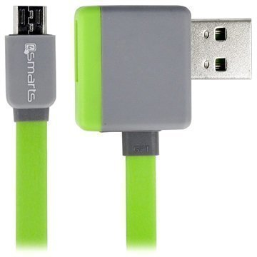 4smarts StackWire USB 2.0 / MicroUSB-Kaapeli Vihreä