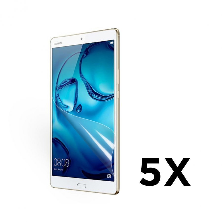 5-Pakkaus Huawei Mediapad M3 8.4 Kirkas Lcd Näytön Suojakalvo