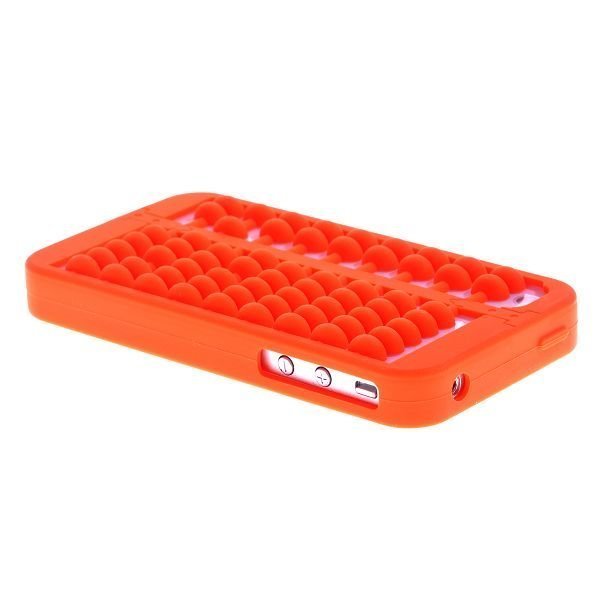 Abacus Oranssi Iphone 4 / 4s Silikonikuori