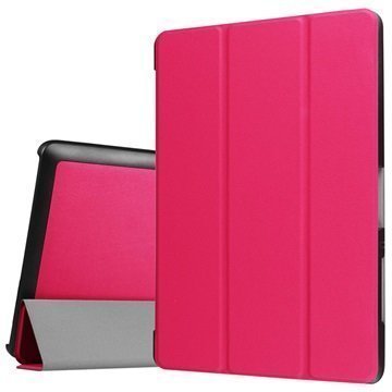 Acer Iconia One 10 B3-A30 Tri-Fold Kotelo Kuuma Pinkki