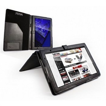 Acer Iconia Tab A500 Tuff-Luv Book Style Leather Case Black