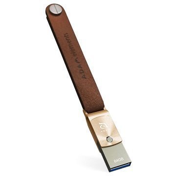 Adam Elements Roma C-tyypin USB- ja USB 3.0- muistitikku â" 64 Gt â" Kulta