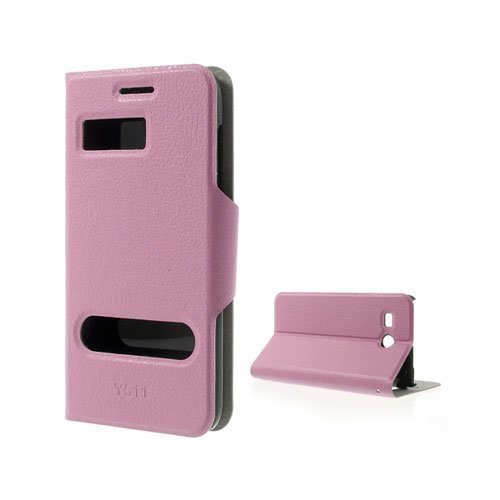 Ahlmark Pinkki Huawei Ascend Y511 Nahkakotelo