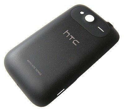 Akkukansi / Takakansi HTC Wildfire S A510e musta