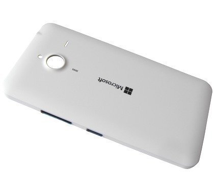 Akkukansi / Takakansi Microsoft Lumia 640 XL valkoinen