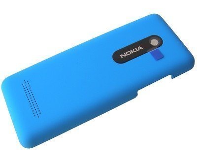 Akkukansi / Takakansi Nokia 206 Asha Dual SIM cyan