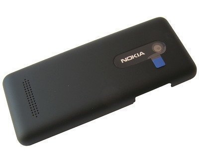 Akkukansi / Takakansi Nokia 206 Asha Dual SIM musta