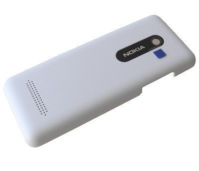 Akkukansi / Takakansi Nokia 206 Asha Dual SIM valkoinen