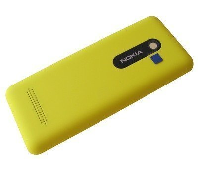 Akkukansi / Takakansi Nokia 206 Asha yellow