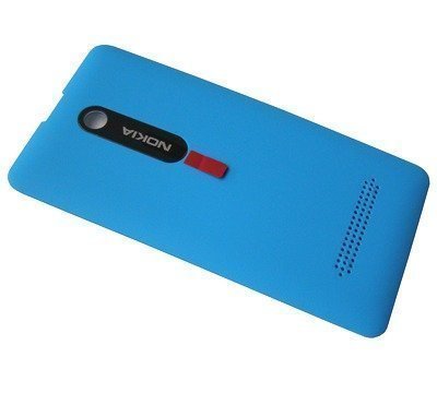 Akkukansi / Takakansi Nokia 210 Asha/ 210 Asha Dual SIM cyan