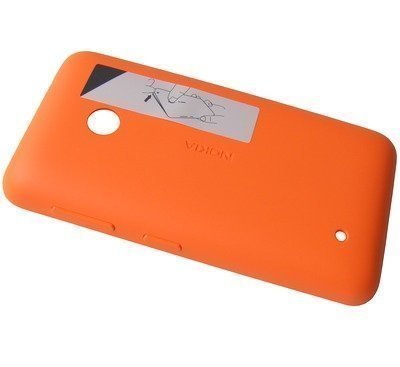 Akkukansi / Takakansi Nokia Lumia 530/ Lumia 530 Dual SIM orange