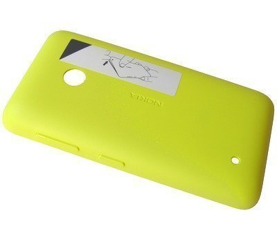 Akkukansi / Takakansi Nokia Lumia 530/ Lumia 530 Dual SIM yellow