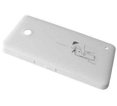 Akkukansi / Takakansi Nokia Lumia 630/ Lumia 630 Dual SIM/ Lumia 635/ Lumia 636 valkoinen