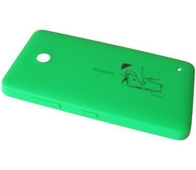 Akkukansi / Takakansi Nokia Lumia 630 green