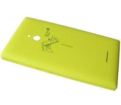 Akkukansi / Takakansi Nokia XL yellow