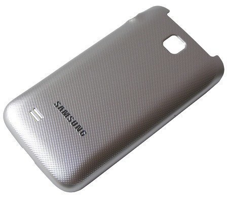 Akkukansi / Takakansi Samsung C3520 metalic silver