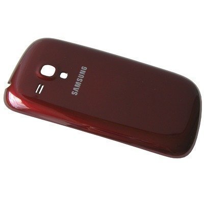 Akkukansi / Takakansi Samsung I8200 Galaxy S3 mini VE red