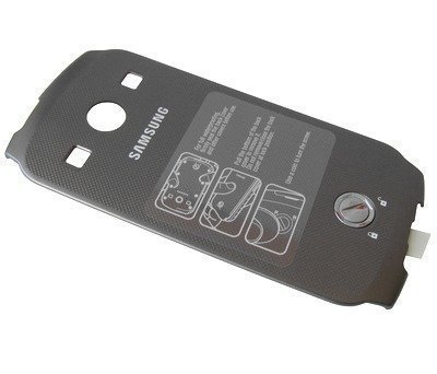 Akkukansi / Takakansi Samsung S7710 Galaxy Xcover 2 titan grey