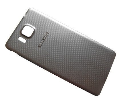 Akkukansi / Takakansi Samsung SM-G850F Galaxy Alpha silver chrome