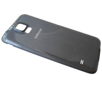 Akkukansi / Takakansi Samsung SM-G900F Galaxy S5 musta