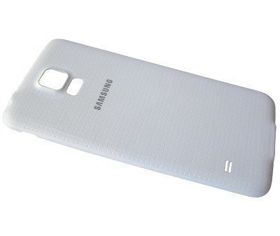 Akkukansi / Takakansi Samsung SM-G900F Galaxy S5 valkoinen