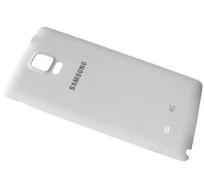 Akkukansi / Takakansi Samsung SM-N910 Galaxy Note 4 valkoinen 4G
