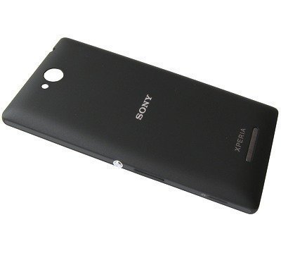 Akkukansi / Takakansi Sony C2304/ C2305 Xperia C musta