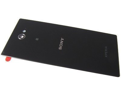 Akkukansi / Takakansi Sony D2302 Xperia M2 Dual/ D2303/ D2305/ D2306 Xperia M2 musta