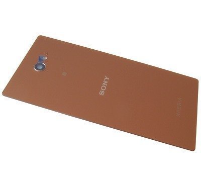 Akkukansi / Takakansi Sony D2403/ D2406 Xperia M2 Aqua copper