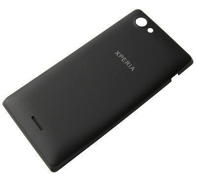 Akkukansi / Takakansi Sony ST26i/ ST26a Xperia J musta